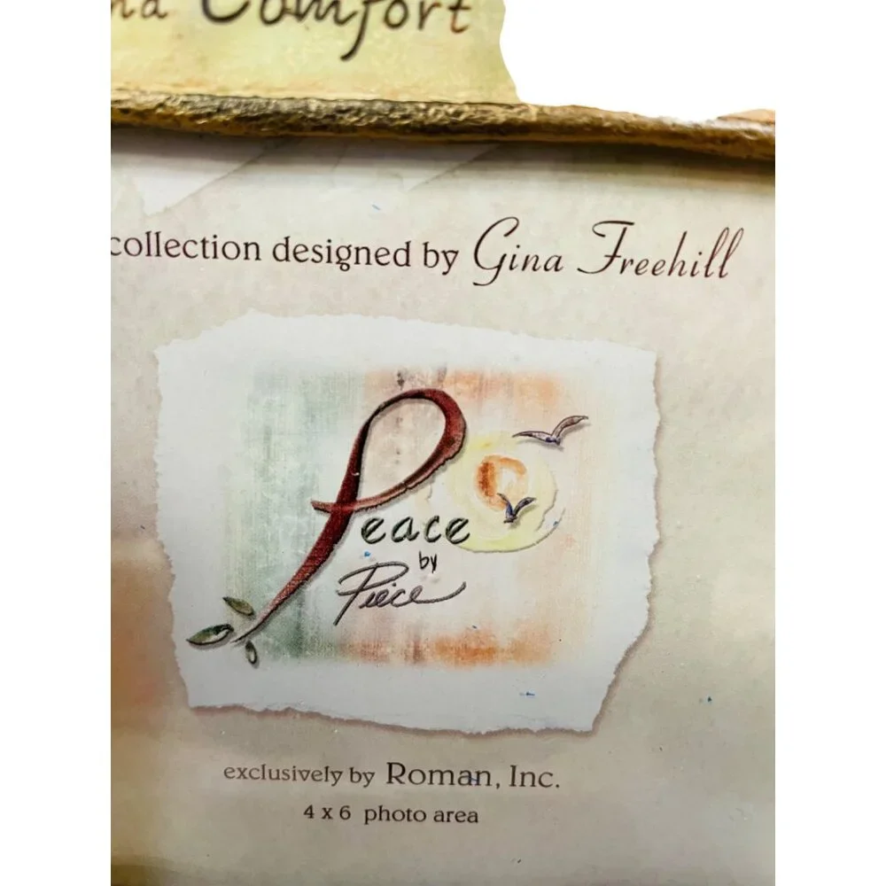 Peace By Piece 4x6 Picture Frame By Gina Freehill For Roman Inc. - Inspirational